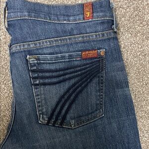 7 For All Mankind Women's Blue Jeans